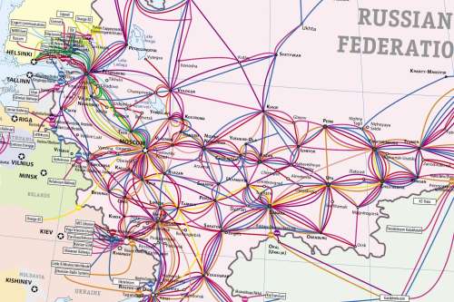 Карта интернет связи. Карта магистральных оптоволоконных кабелей. Карта магистральных кабелей интернет. Карта магистралей интернета.
